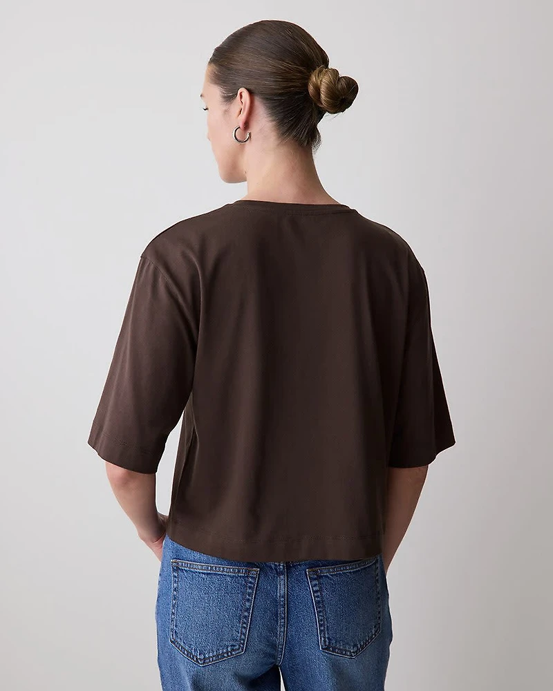 T-Shirt Ample en Coton Supima