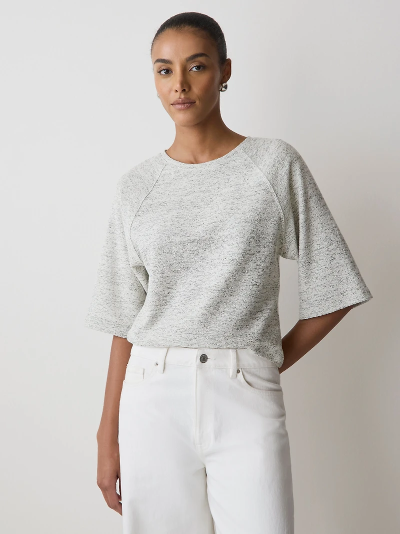 Haut à Manches Longues Raglan et Col Rond