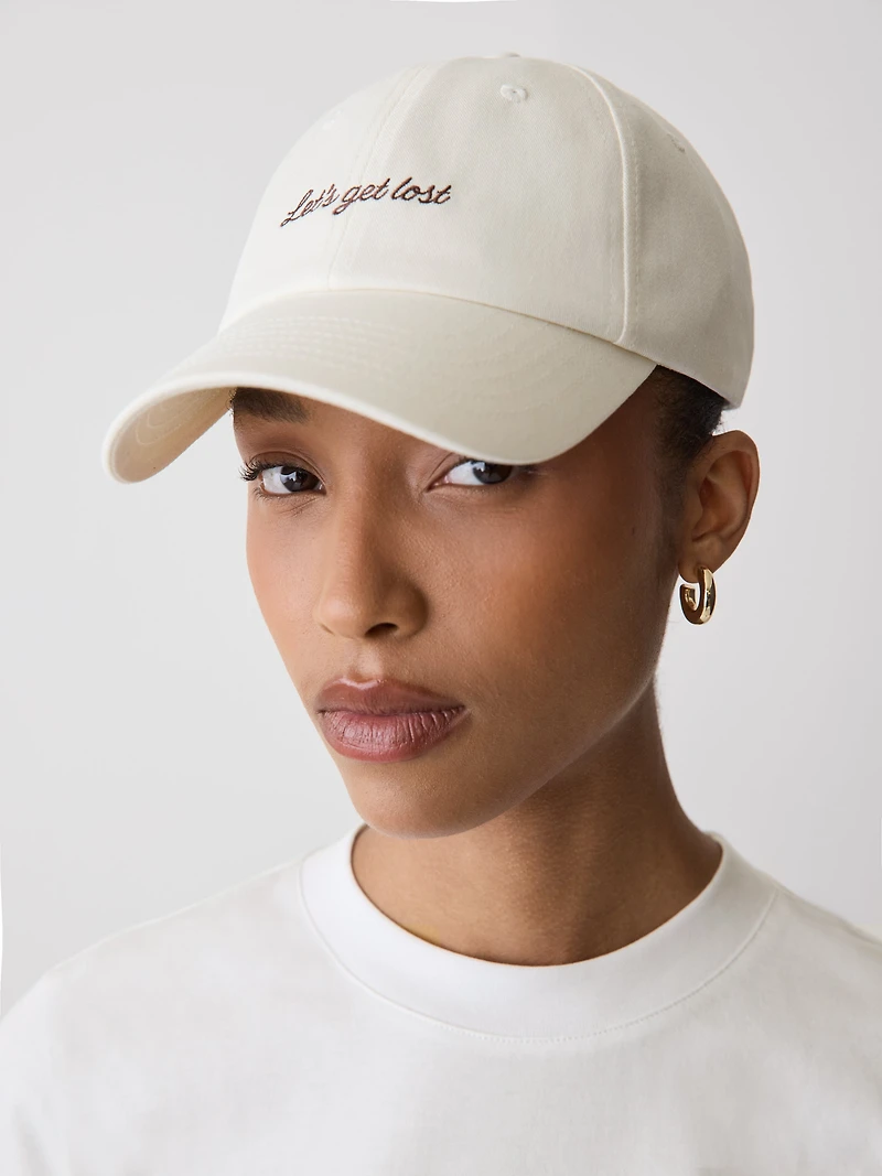Embroidered Cotton Cap