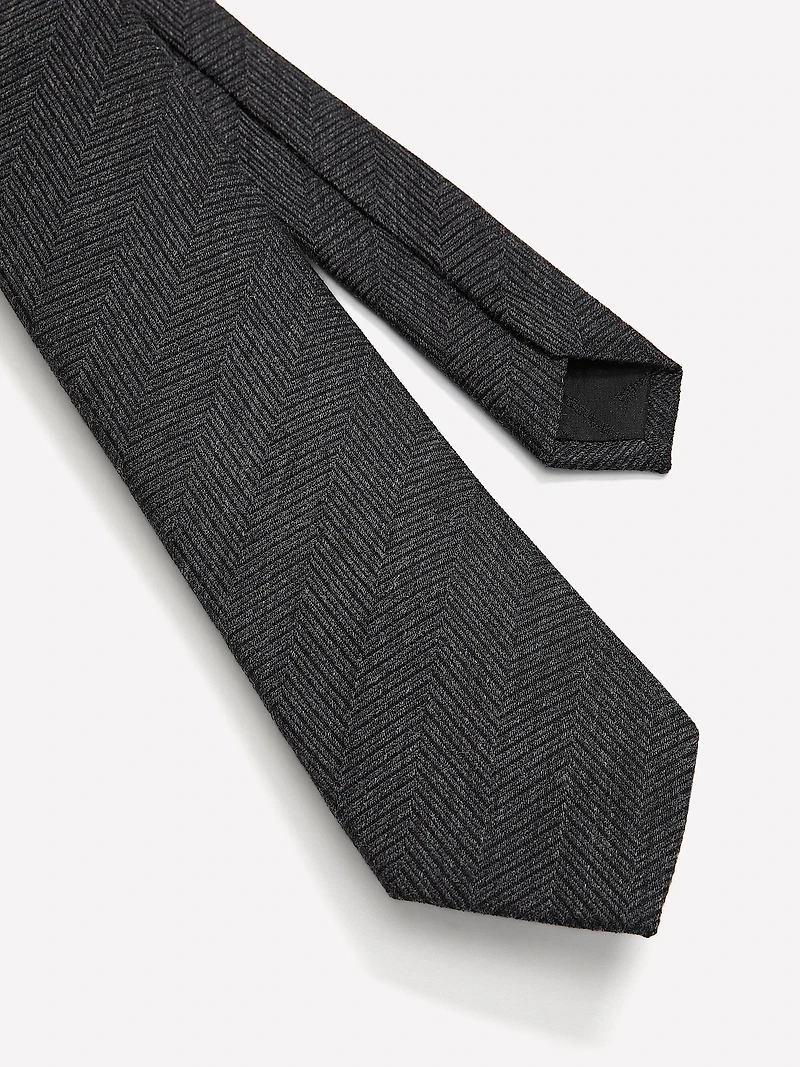 Cravate Étroite à Chevrons