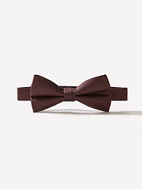 Solid Burgundy Bow Tie