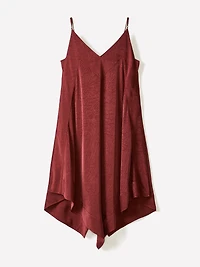 Robe Midi Sans Manches à Col V