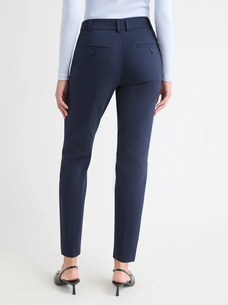 Pantalon Indispensable Signature Cheville à Jambe Étroite et Taille Mi-Haute