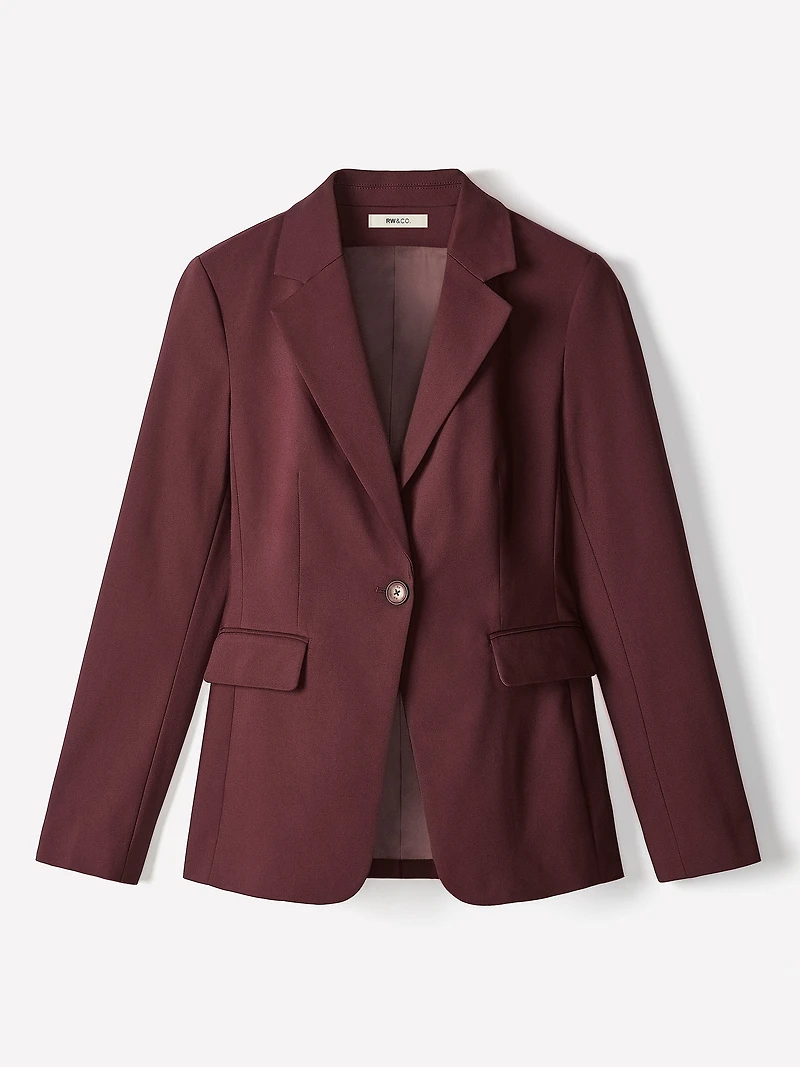 Veston Indispensable Ajusté à Boutonnage Simple