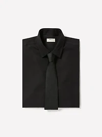 Slim Fit Knit-Like Dress Shirt