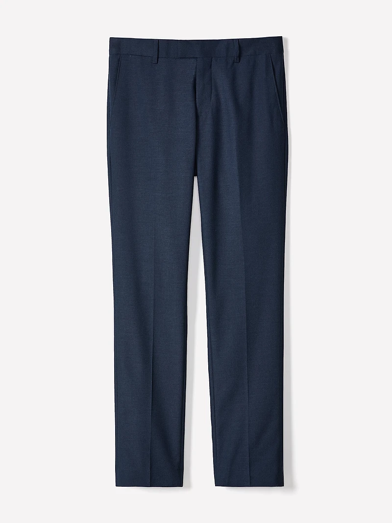 Pantalon de Complet Essentiel Coupe Ajustée Marine