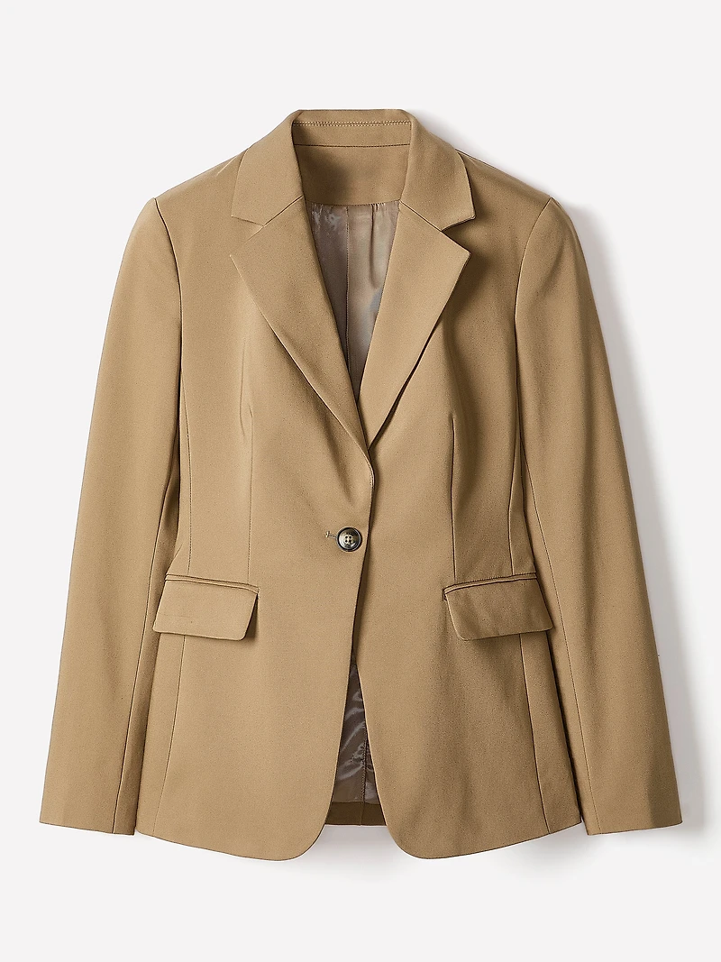 Veston Indispensable Ajusté à Boutonnage Simple