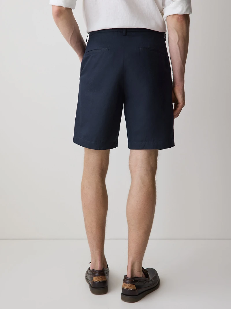 Linen-Blend Shorts