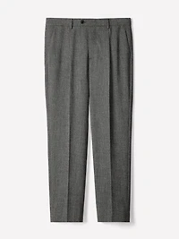 Pantalon de Ville en Tweed à Jambe Fuselée
