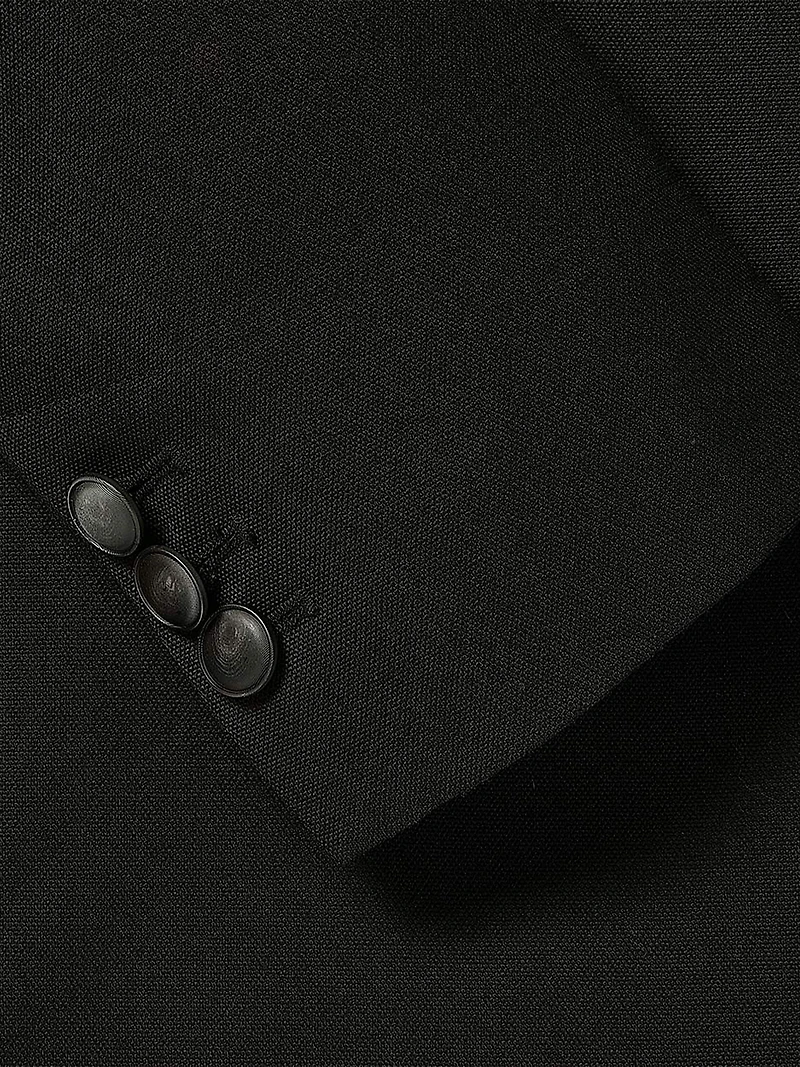 Veston Ample en Laine à Un Bouton