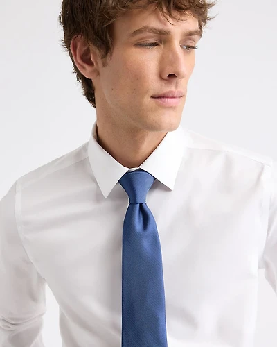 Solid Blue Wide Tie