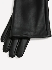 Long Leather Gloves