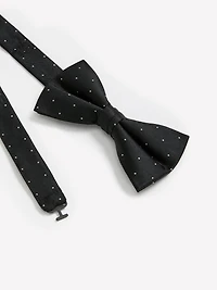 Nœud Papillon Noir à Pois