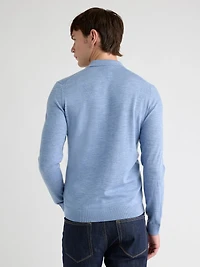 Merino Wool Polo Sweater