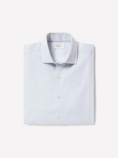 Chemise Habillée à Coupe Ajustée Motif Géométrique