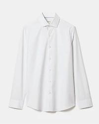 Slim-Fit Dress Shirt with Micro Dots