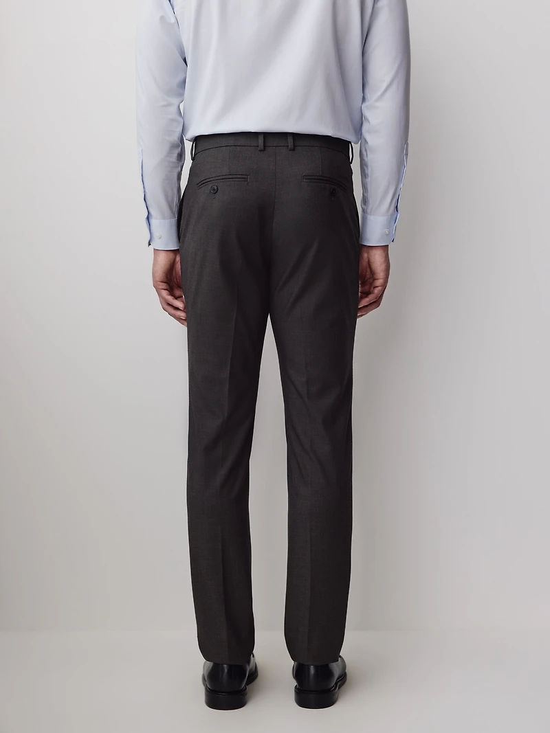 Slim-Leg Wool-Blend Pant