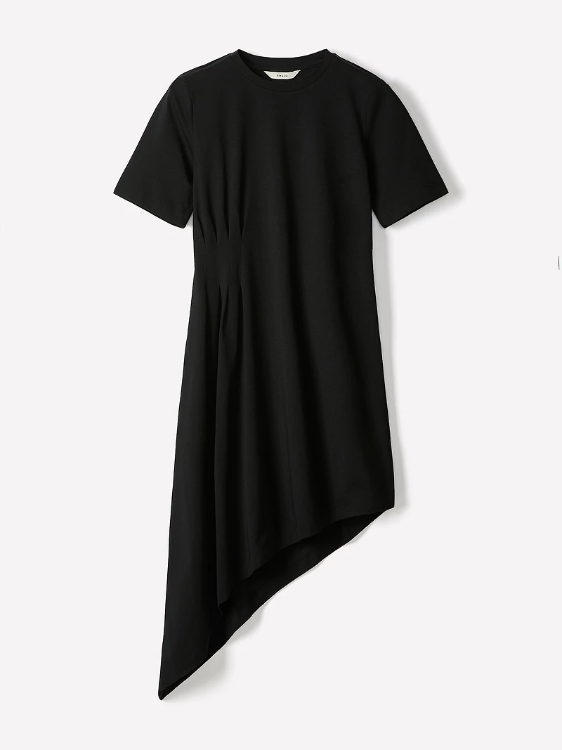 Robe T-Shirt avec Ourlet Asymétrique