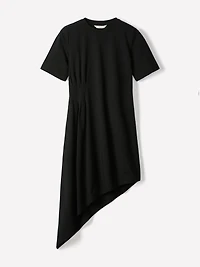 Robe T-Shirt avec Ourlet Asymétrique