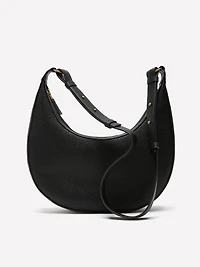 Sac Croissant à Bandoulière en Faux Cuir