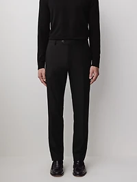 Slim-Leg Wool-Blend Pant
