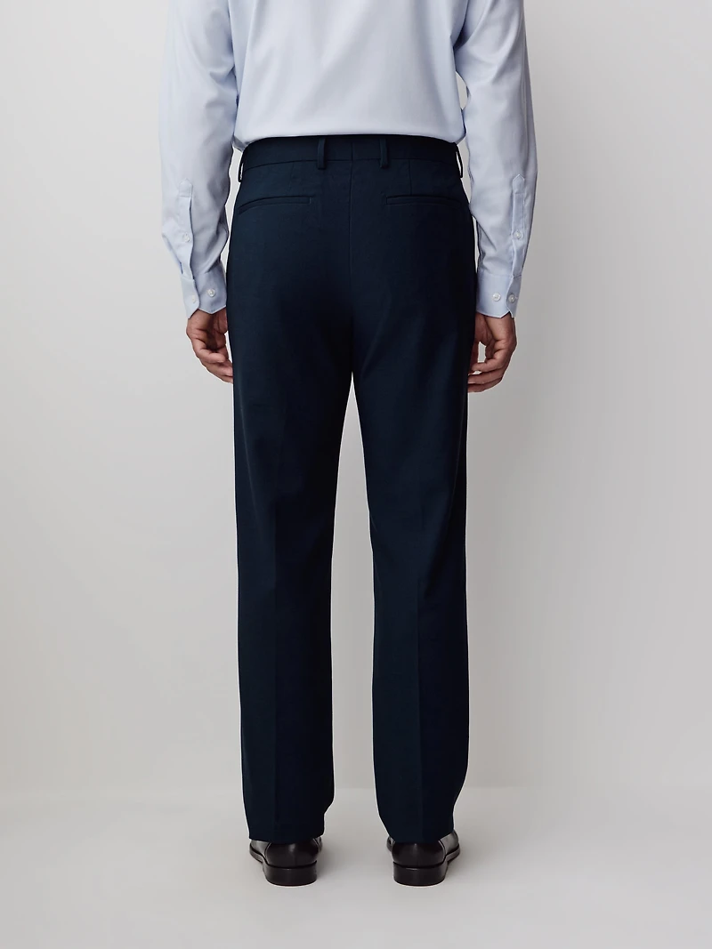 Pantalon de Complet Essentiel Coupe Ajustée Marine