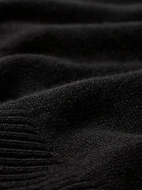 Short-Sleeve Mock-Neck Sweater