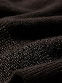 Merino-Wool Short-Sleeve Polo Sweater