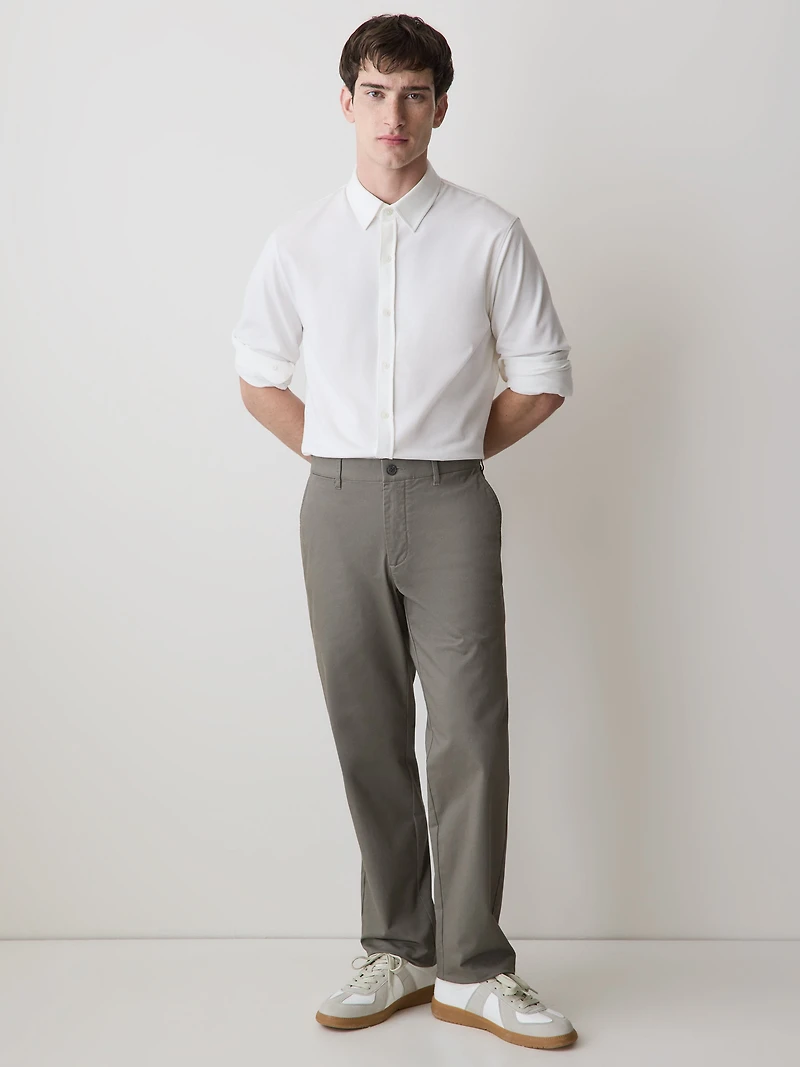 Chemise à Manches Longues en Tricot Piqué