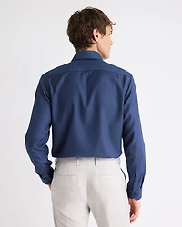 Chemise Habillée à Coupe Ajustée en Dobby Deux Tons