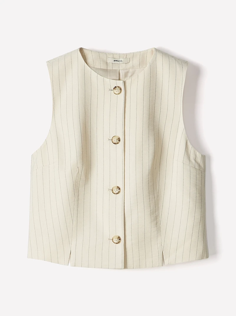 Veste Courte à Rayures