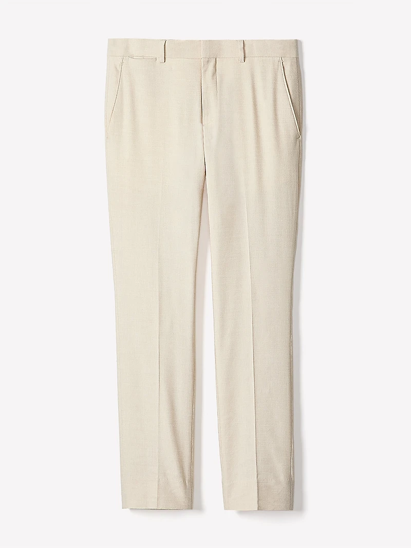Tailored-Fit Linen Suit Pant