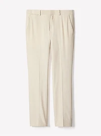 Tailored-Fit Linen Suit Pant