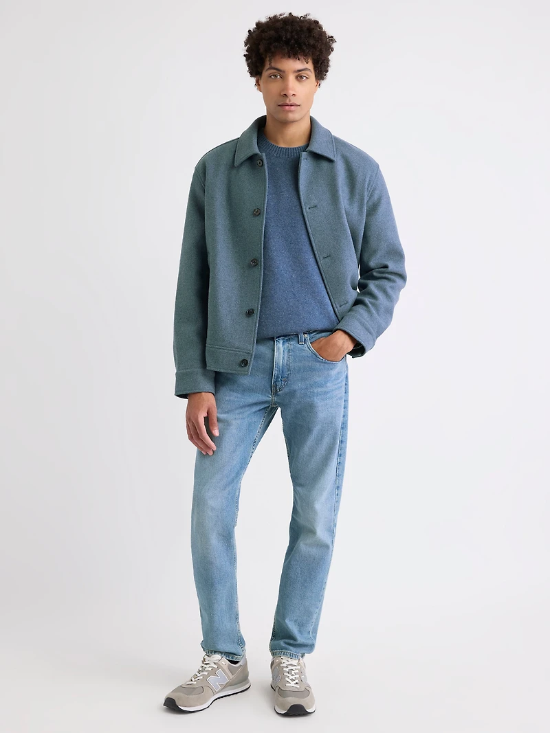 Pull à Col Rond en Laine D'Agneau