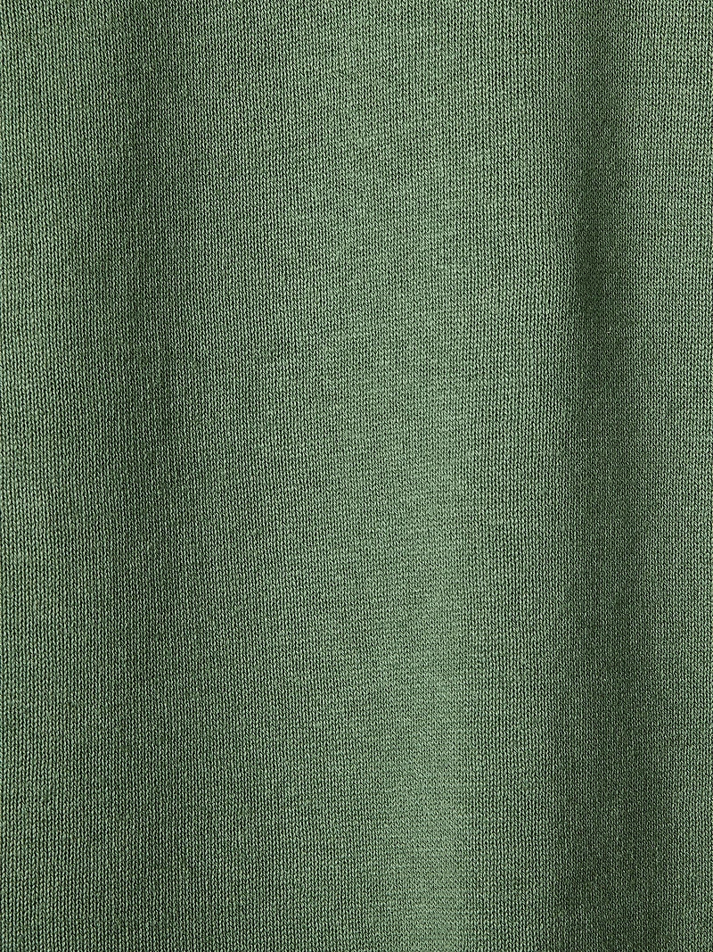 Polo en Mélange de Lin à Manches Courtes