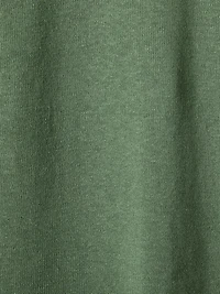 Polo en Mélange de Lin à Manches Courtes