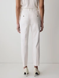 Pantalon Indispensable 7/8 Signature à Jambe Étroite et Taille Mi-Haute