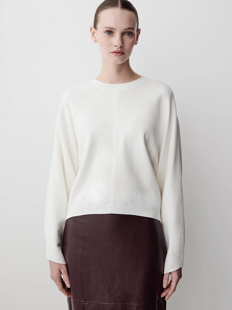 Long-Sleeve Crew-Neck Sweater