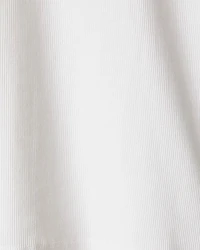 Short-Sleeve Crew-Neck Ribbed Tee