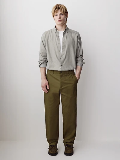 Straight-Leg Relaxed Chino Pant