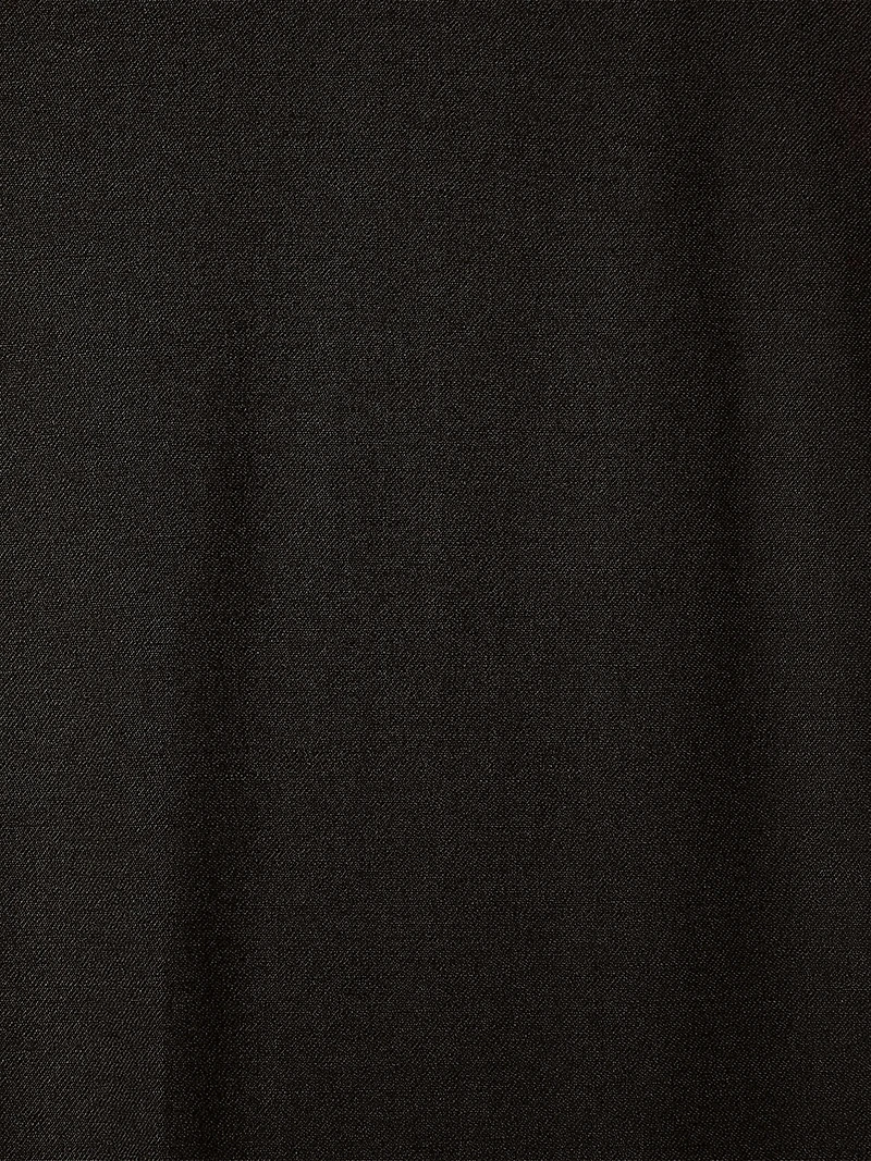 Essential Slim Fit Black Wool-Blend Suit Pant
