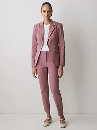 Pantalon Indispensable 7/8 Signature à Jambe Étroite et Taille Mi-Haute