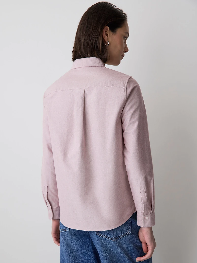 Long-Sleeve Oxford Shirt