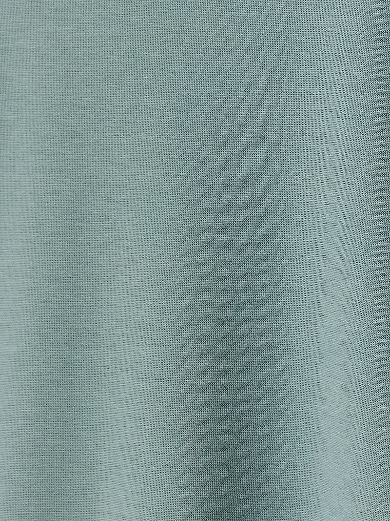 T-Shirt Ample à Manches Courtes et Col Rond