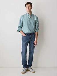 Slim-Fit Medium-Wash Jeans