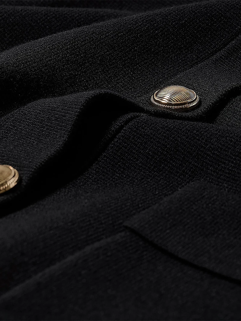 Long-Sleeve Long Cardigan