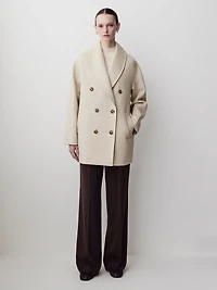 Manteau en Sergé à Boutonnage Double