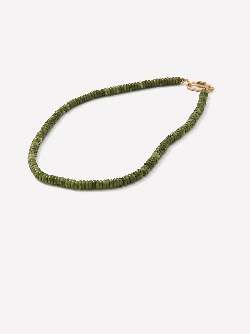 Beaded Carabiner Necklace