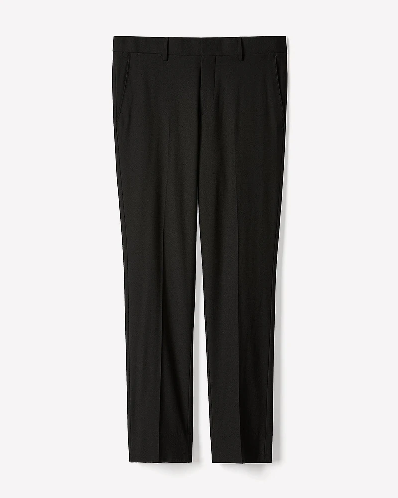 Pantalon Essentiel à Coupe Ajustée en Mélange de Laine