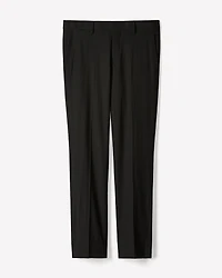 Pantalon Essentiel à Coupe Ajustée en Mélange de Laine